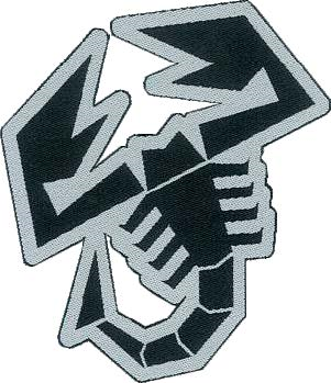 ABARTH STICKER PATCH SCORPIONE GR 70X80